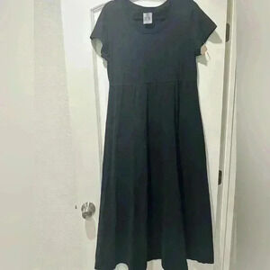 Hot cotton, black dress , long , with tags ,size small
